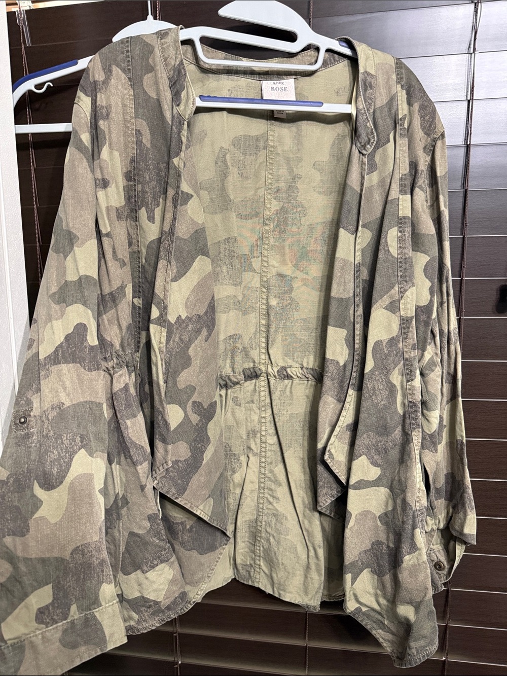 Camo Utility Jacket - Olive Green